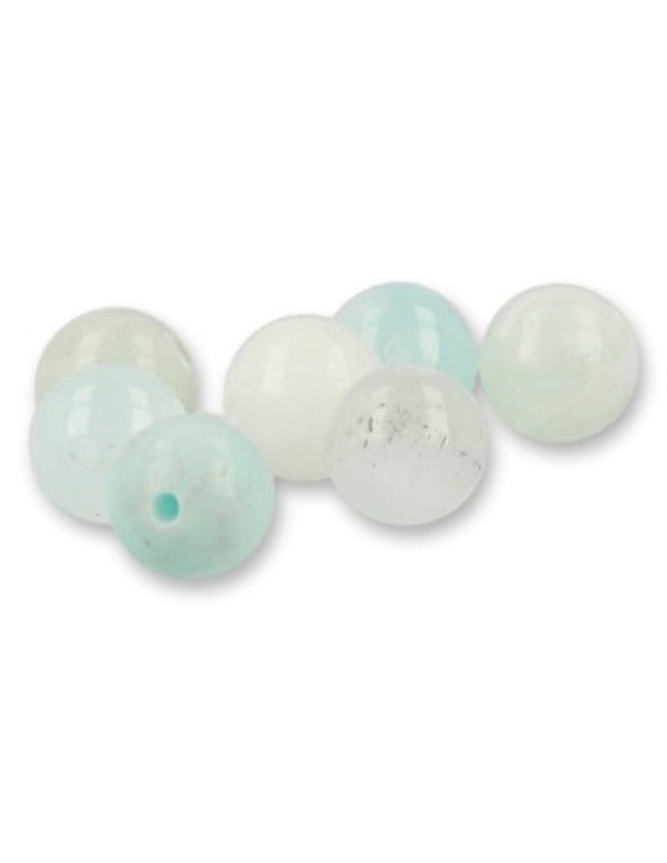 Hemimorfiet edelsteen kralen 8 mm - 7 st.