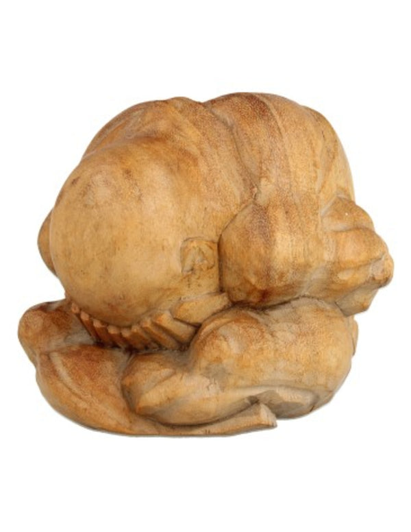 Houten Yogiman - Orang Malu - ca. 14 cm - nr.3