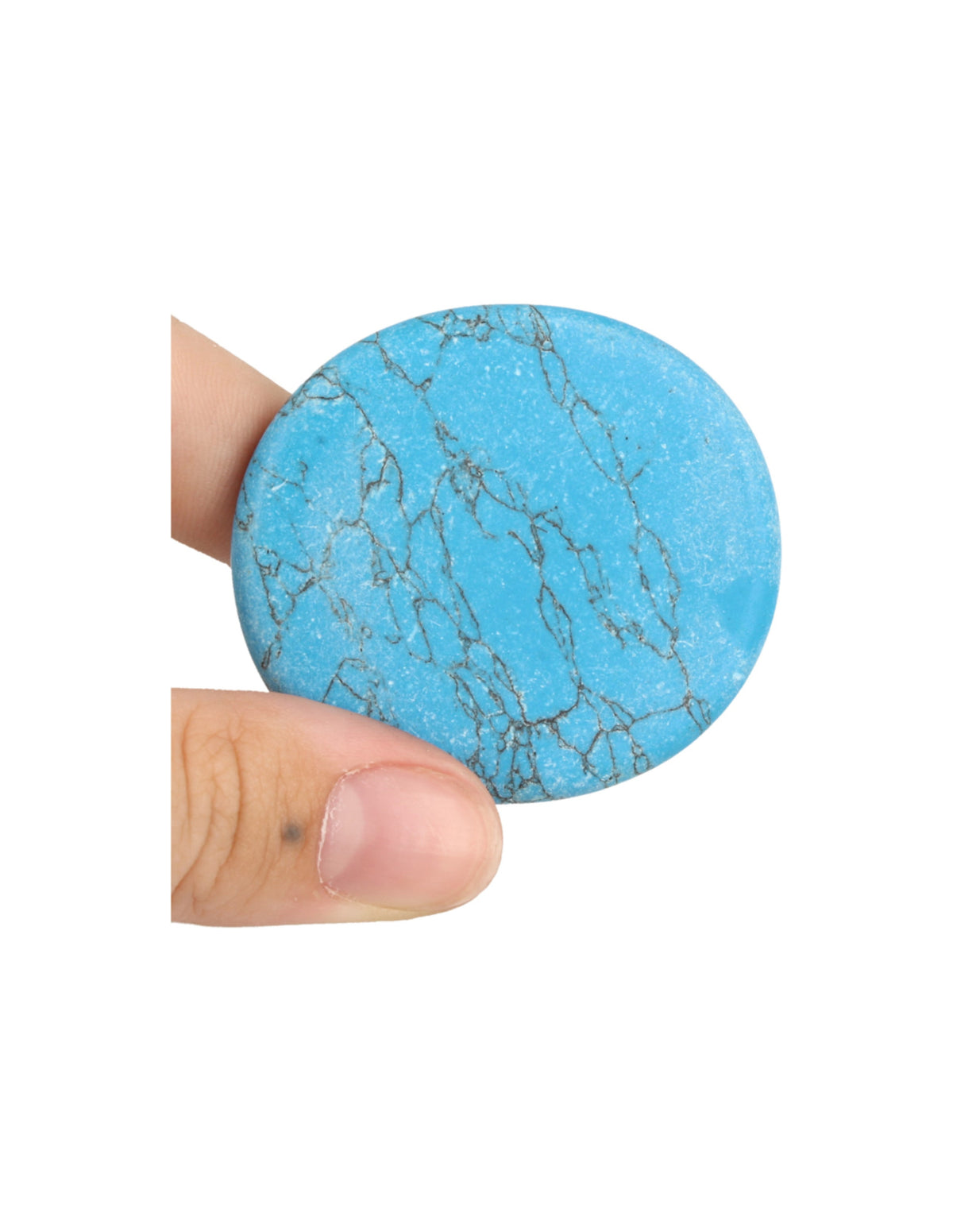 Howliet blauw zaksteen (gekleurd)