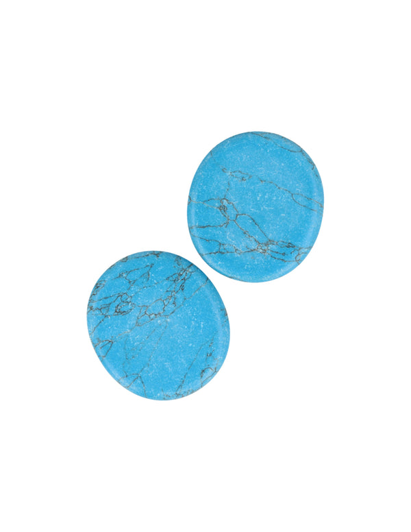 Howliet blauw edelsteen zaksteen (gekleurd)