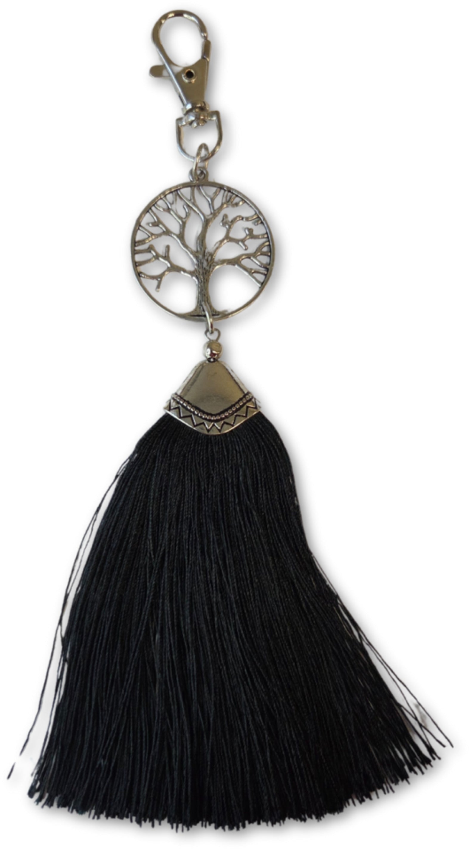 Ibiza sleutelhanger - levensboom - Tree of Life - Zwart