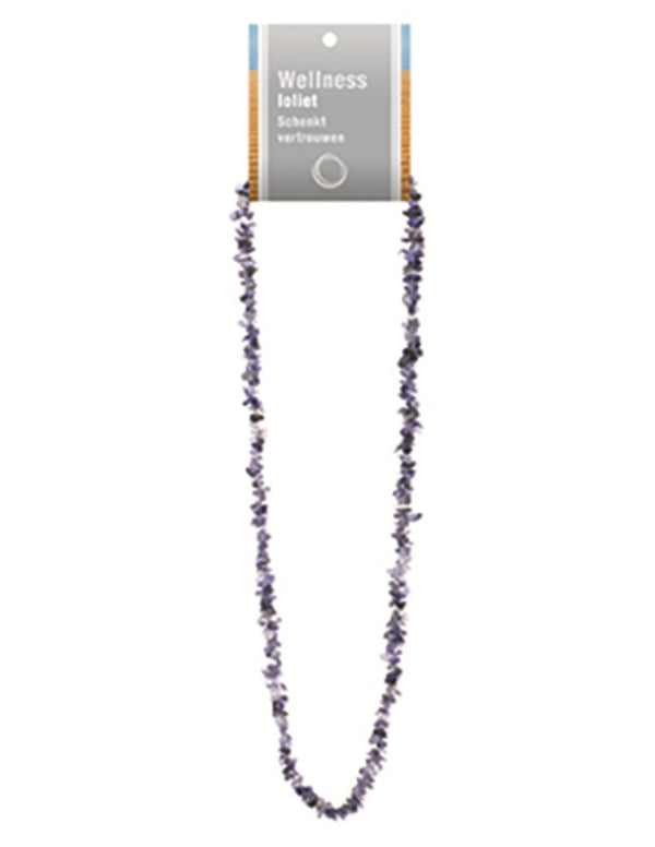 Ioliet edelsteen splitketting