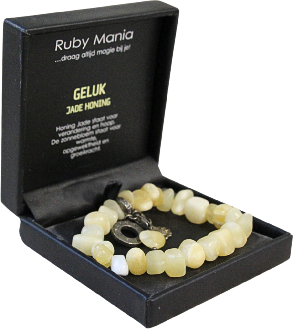 Jade honing Ruby Mania, armband nr 4, nugget
