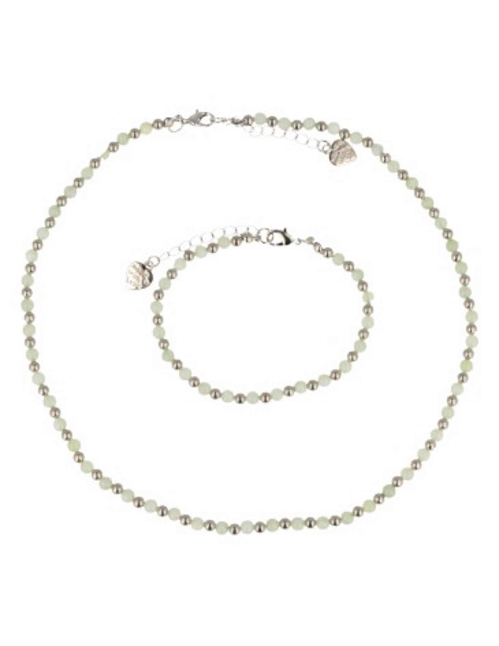 Jade Serpentijn Ibiza love ketting
