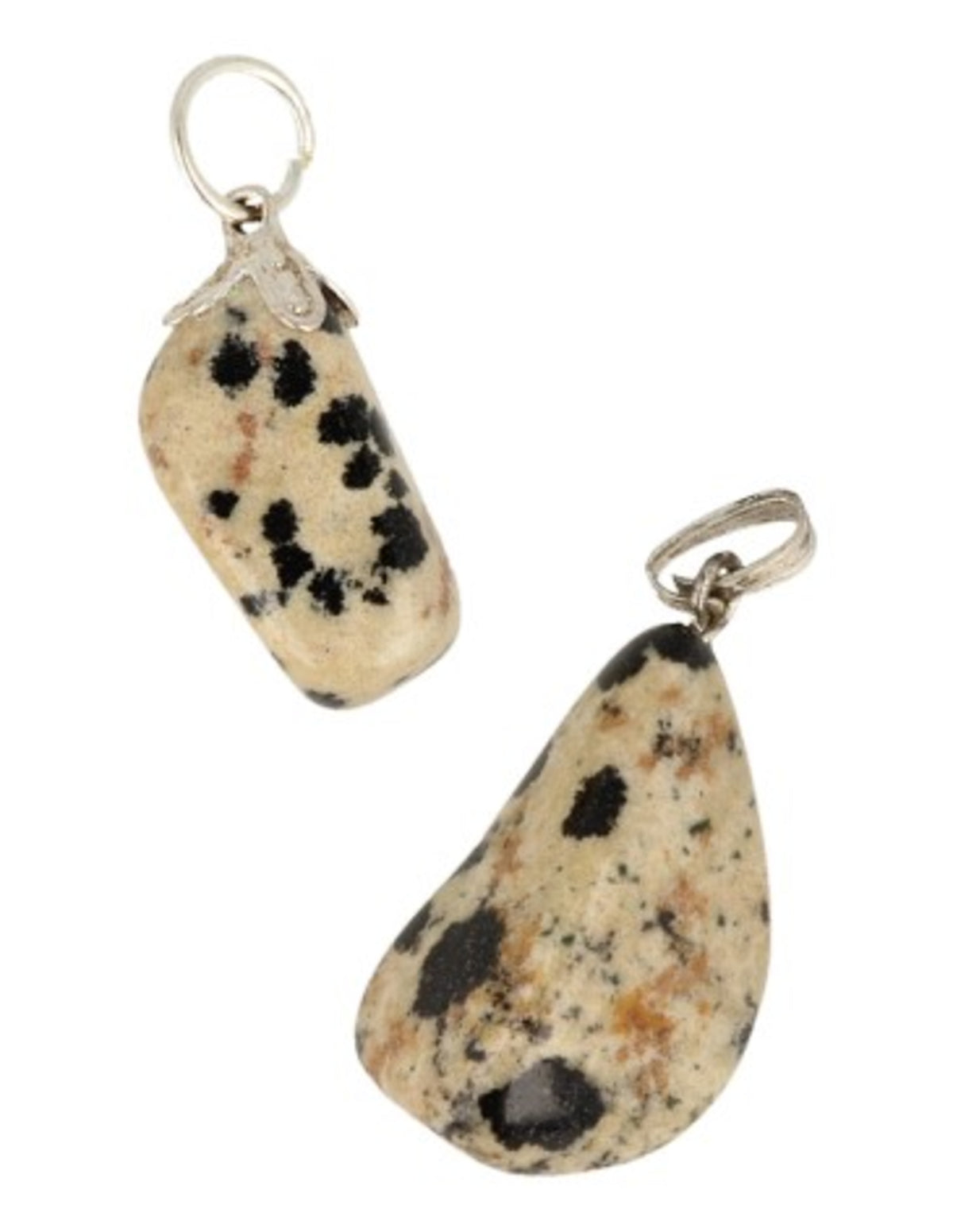 Jaspis dalmatiër edelsteen hanger
