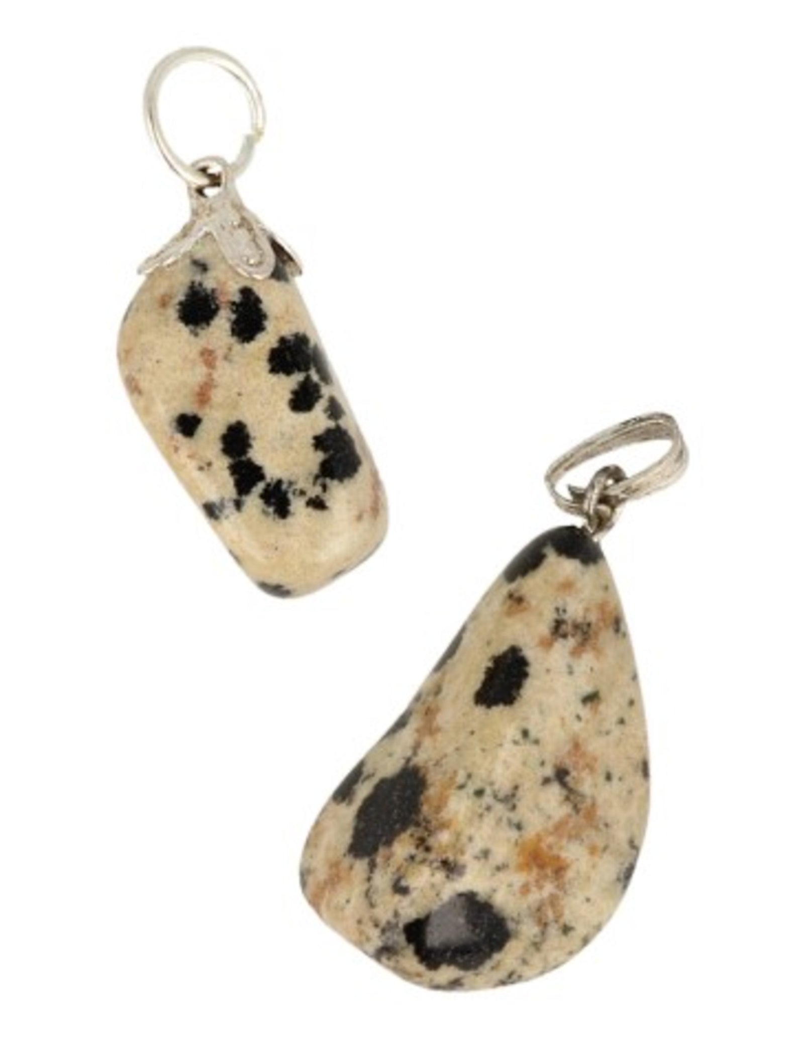 Jaspis dalmatiër edelsteen hanger