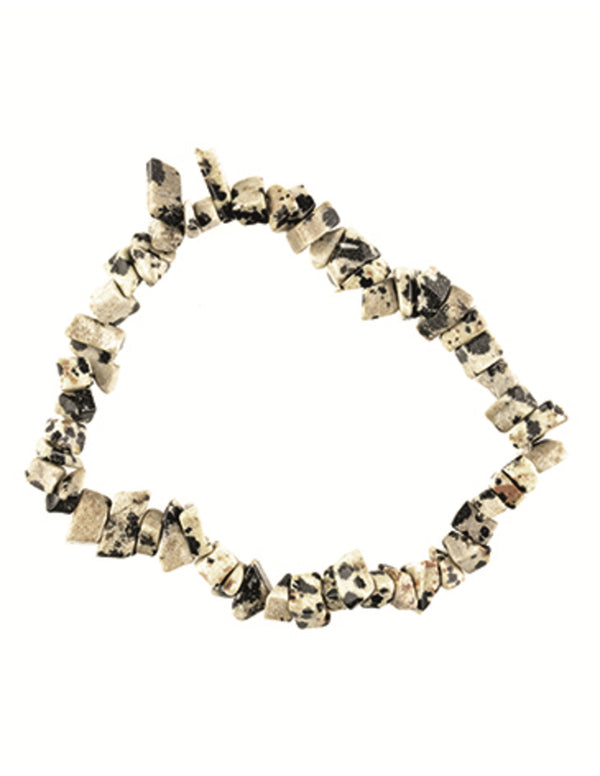 Jaspis Dalmatiër edelsteen splitarmband