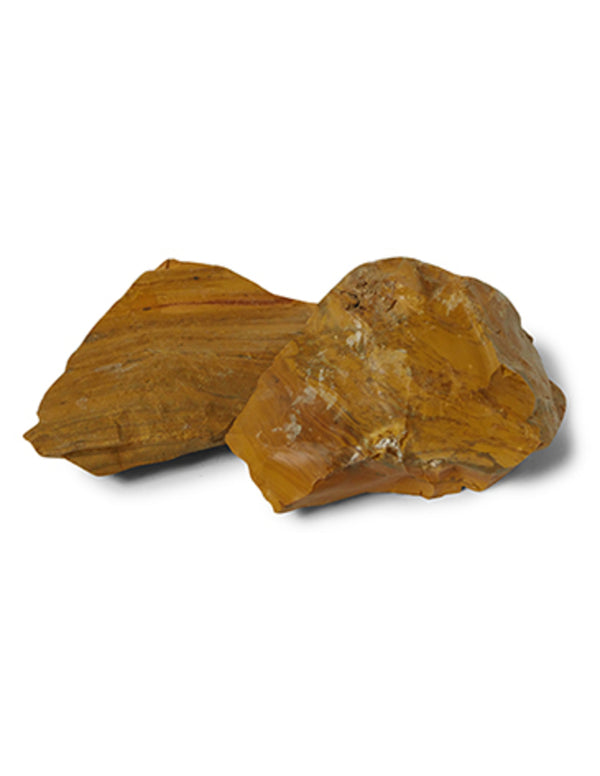 Jaspis geel Madagaskar 250 gr. ruwe edelsteen brokjes