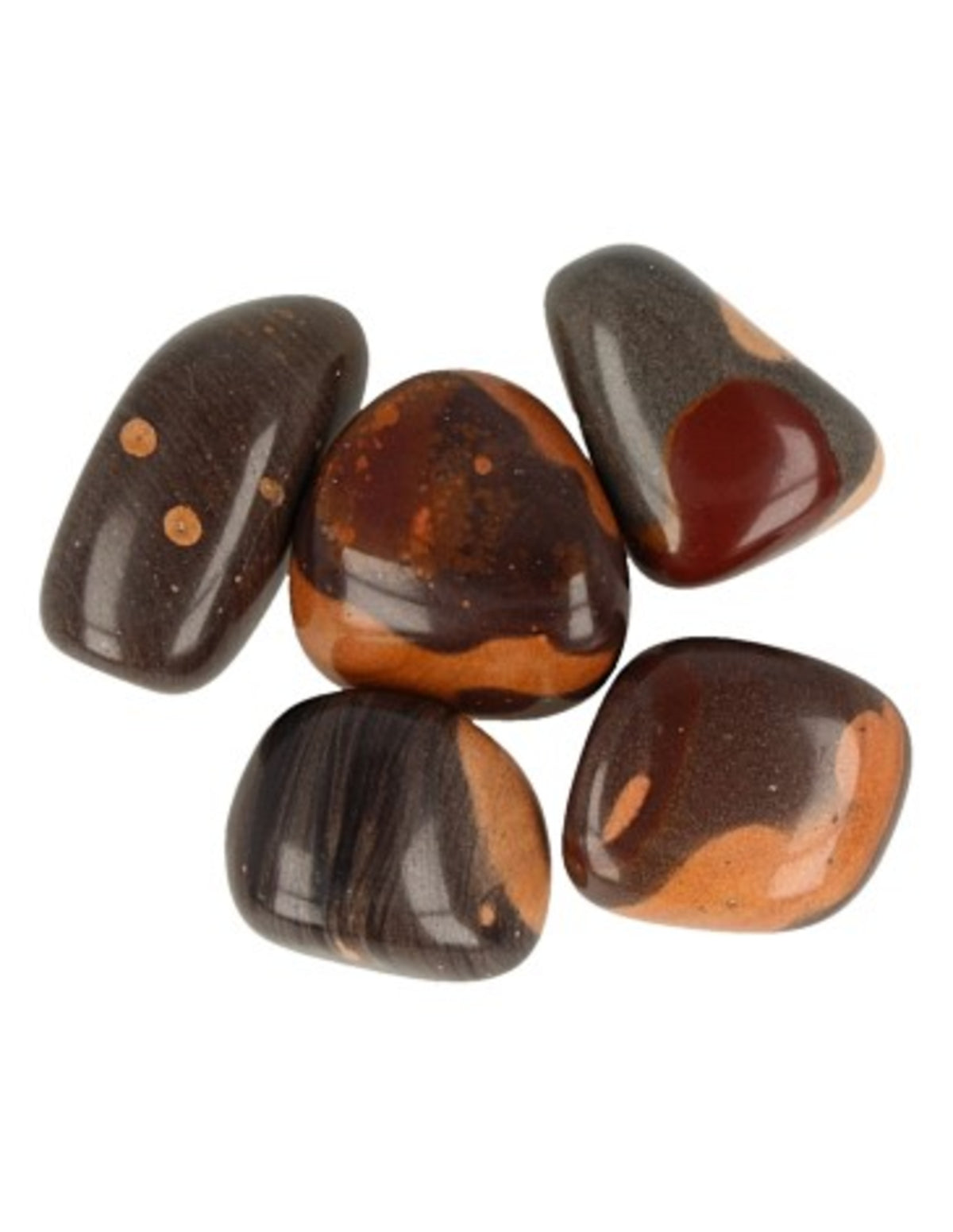 Jaspis gila 50 gr. trommelstenen (mt3)