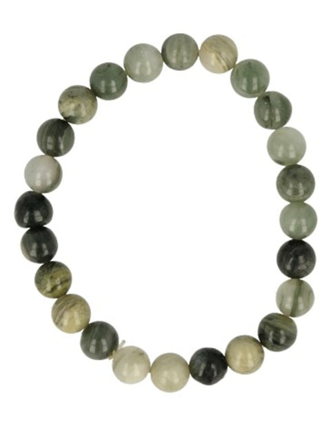 Jaspis grün Perlenarmband 8 mm