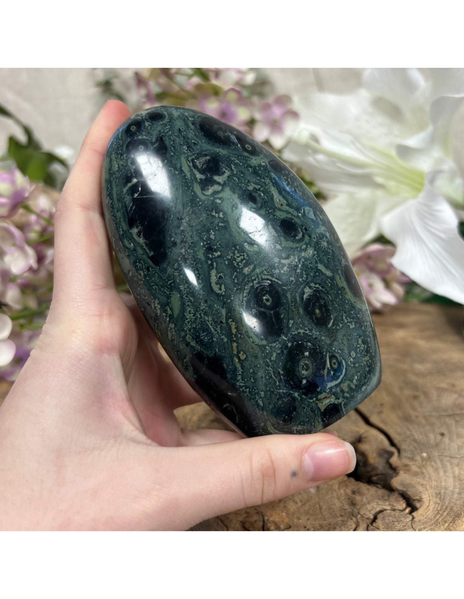 Jaspis kamballa edelsteen sculptuur nr.03