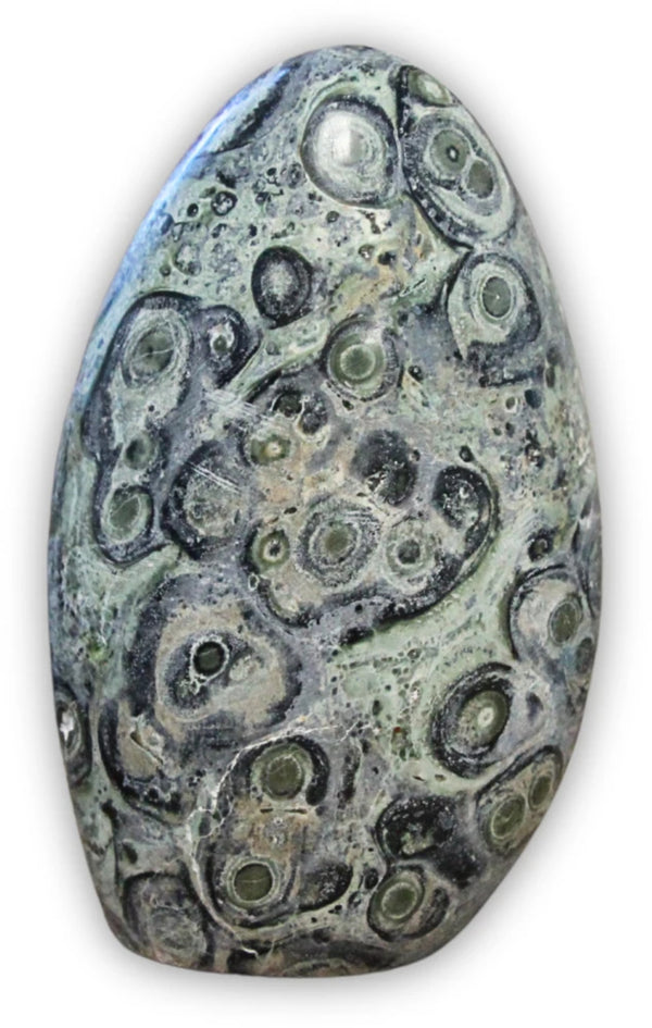 Jaspis kamballa (eldariet) edelsteen sculptuur nr.15