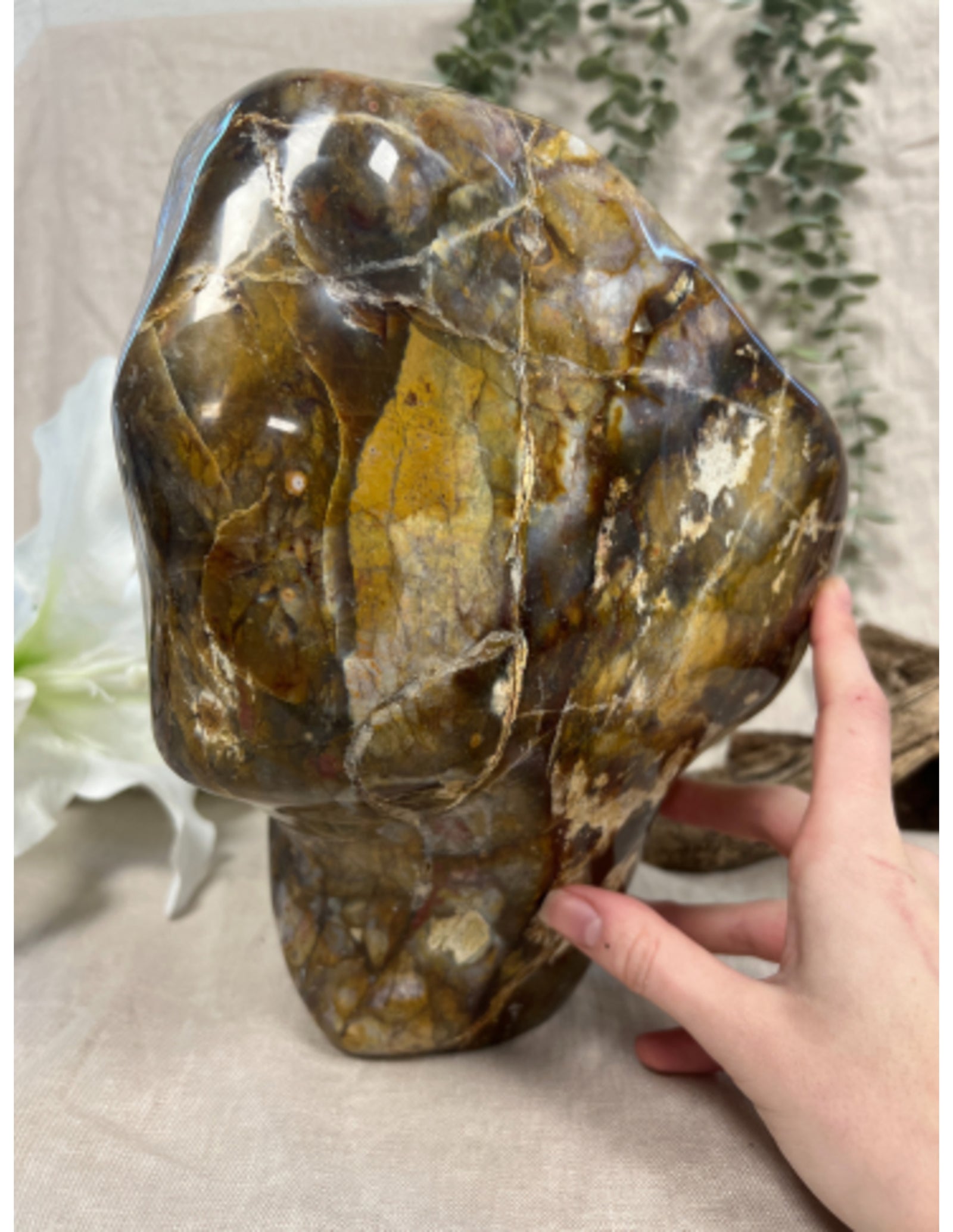 Jaspis regenwoud sculptuur nr.03