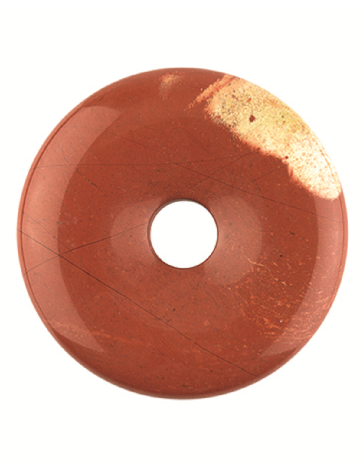 Jaspis rood donut 40 mm
