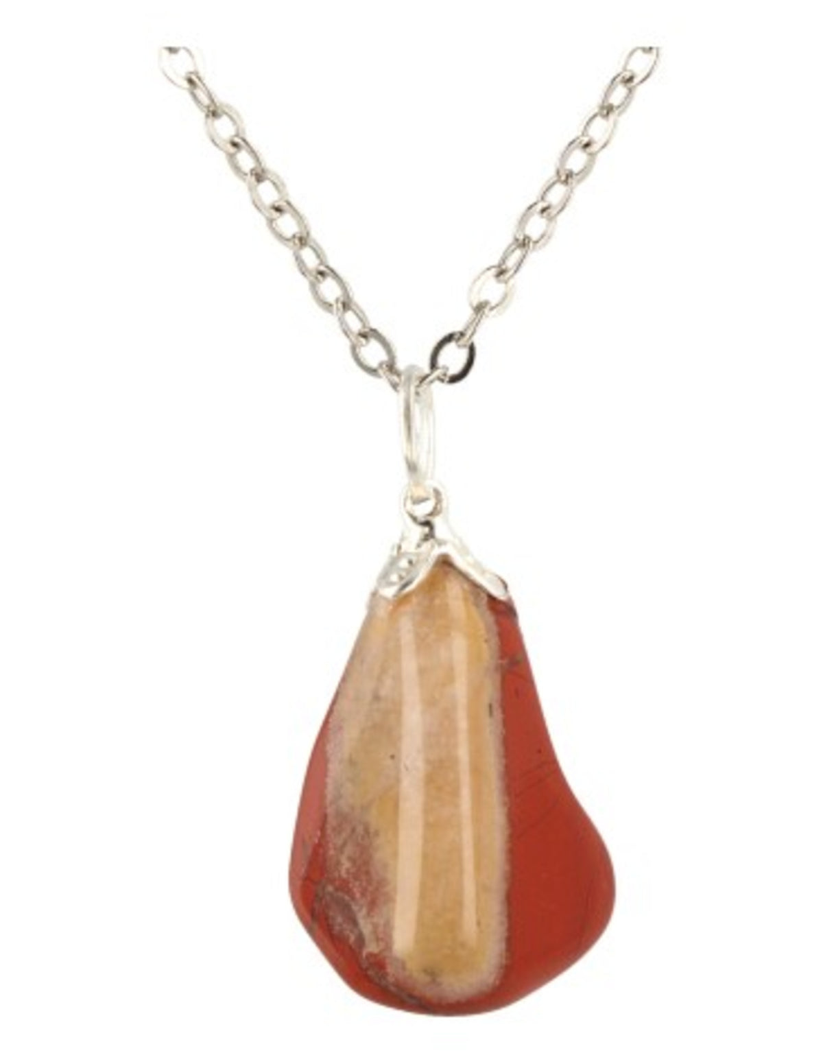 Jaspis rood edelsteen hanger