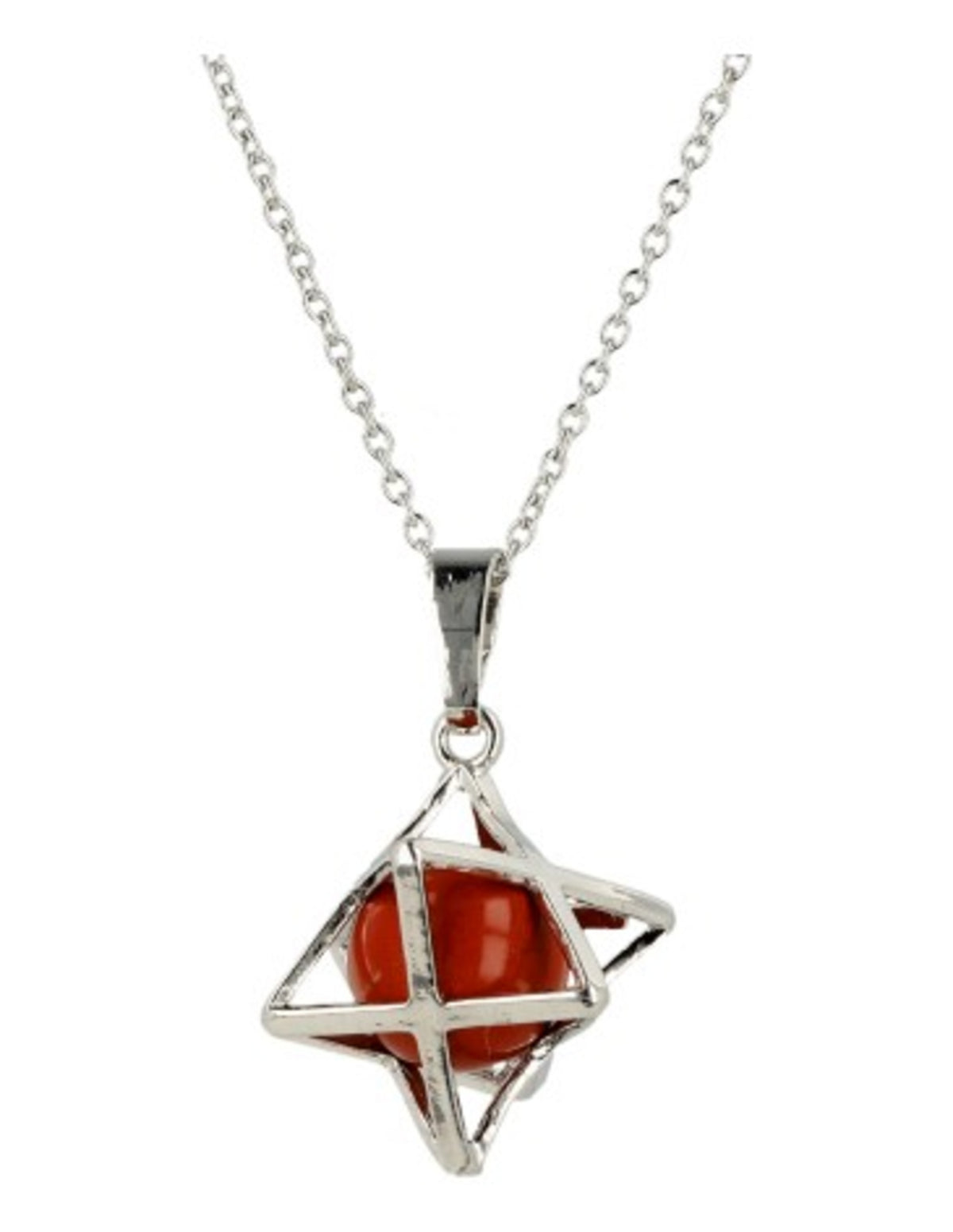 Jaspis rood merkabah sieraden set
