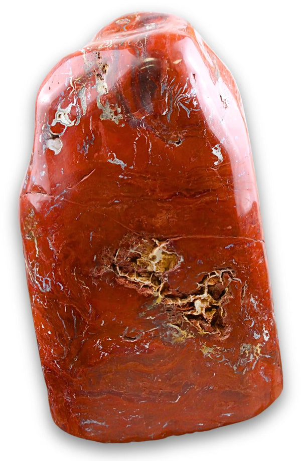 Jaspis rood edelsteen sculptuur nr.5986