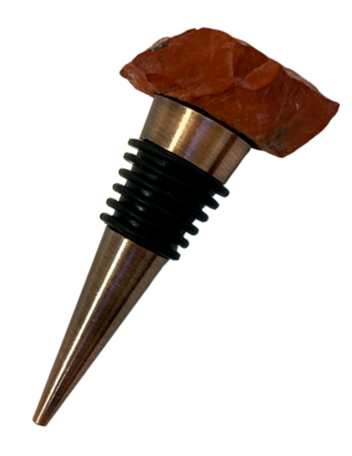 Jaspis rood wijnstopper ruw