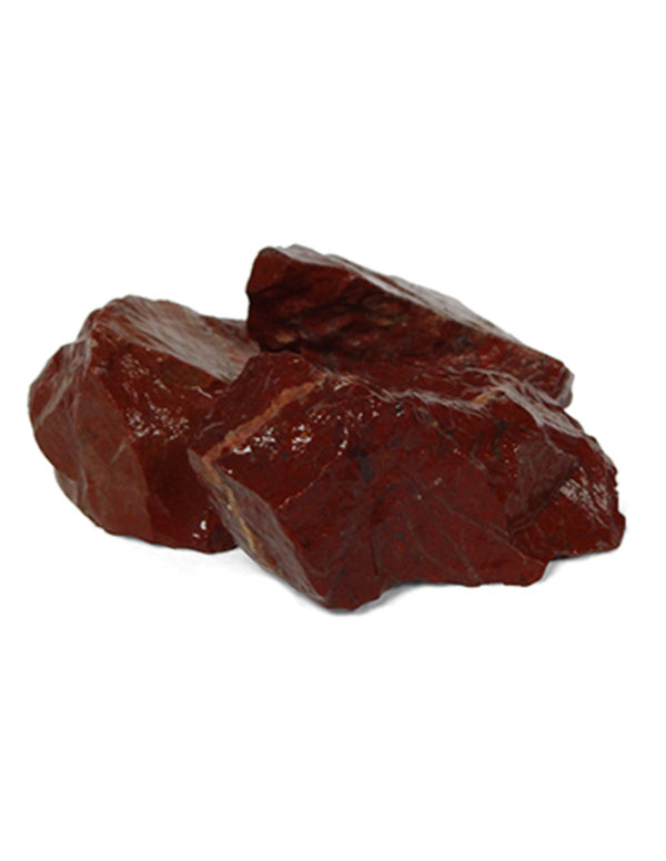 Jaspis rood Zuid-Afrika 250 gr. ruwe edelsteen brokjes