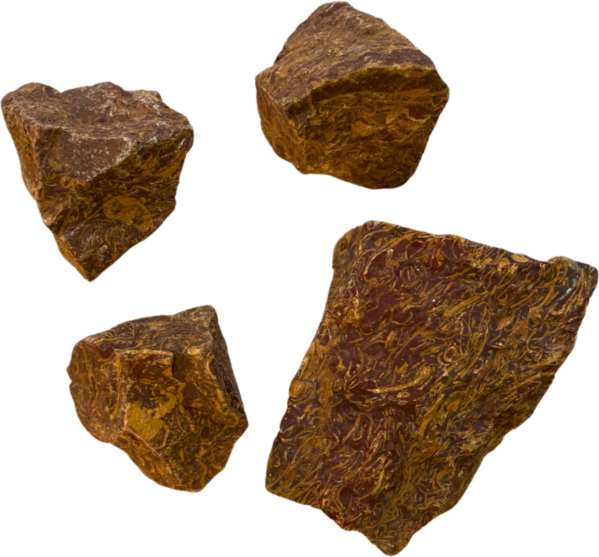 Jaspis slangen ruw 1 kg.