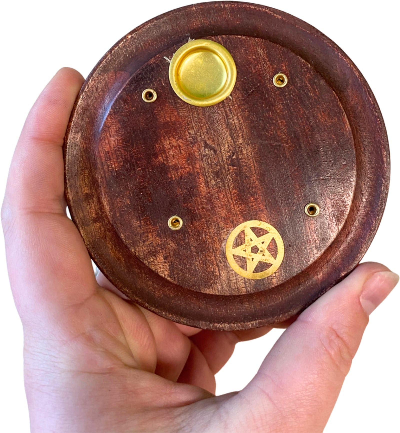 Kegel brander rond met Ster - wierook houder