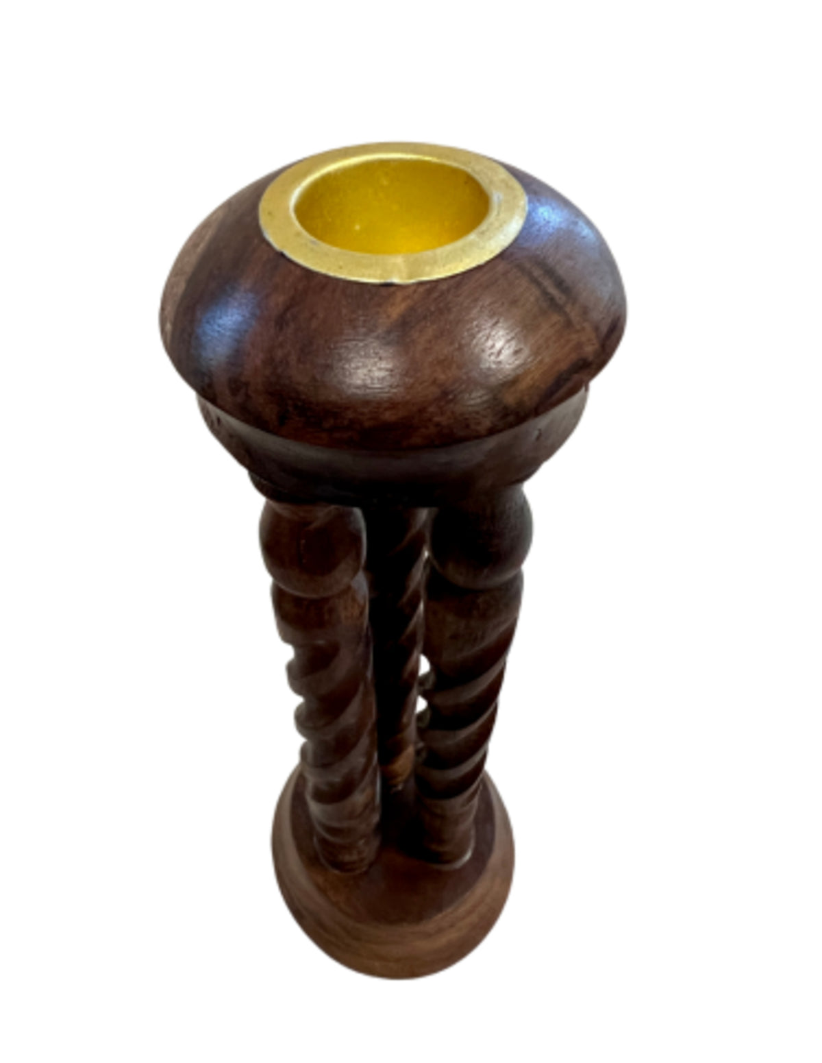 Kegel wierook brander / kaarsenstandaard - middel - 17,5cm