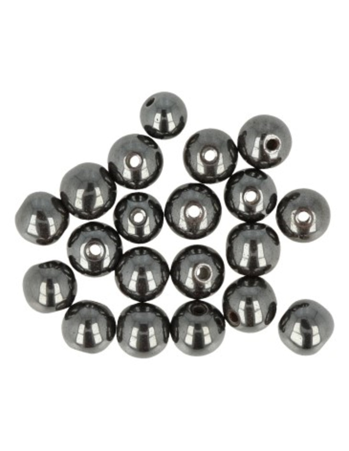 Kralen Hematiet 8mm - 20 st.