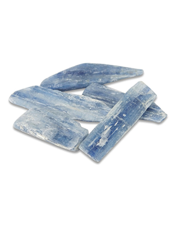 Kyaniet blauw klein ruwe edelsteen 100 gr.