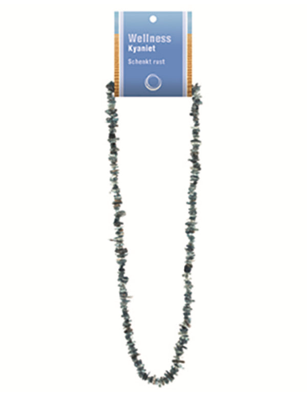 Kyaniet edelsteen splitketting