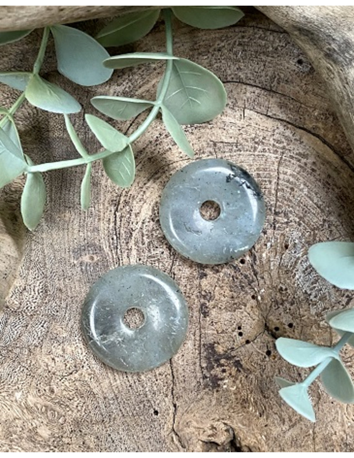 Labradoriet donut 30 mm
