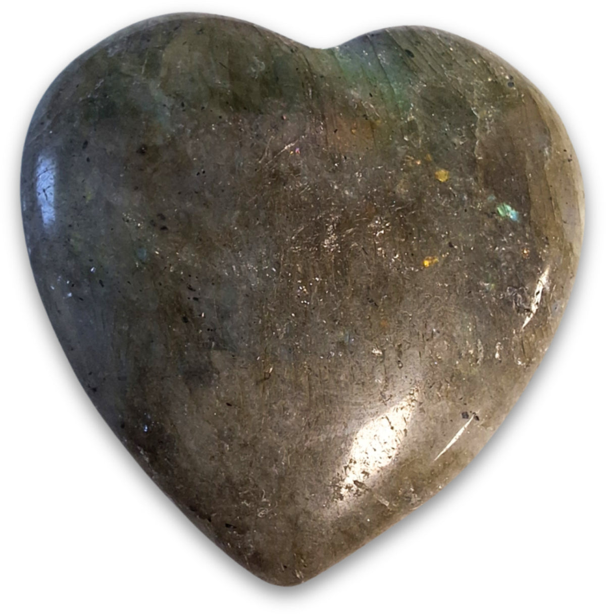 Labradoriet edelsteen hart 30 mm