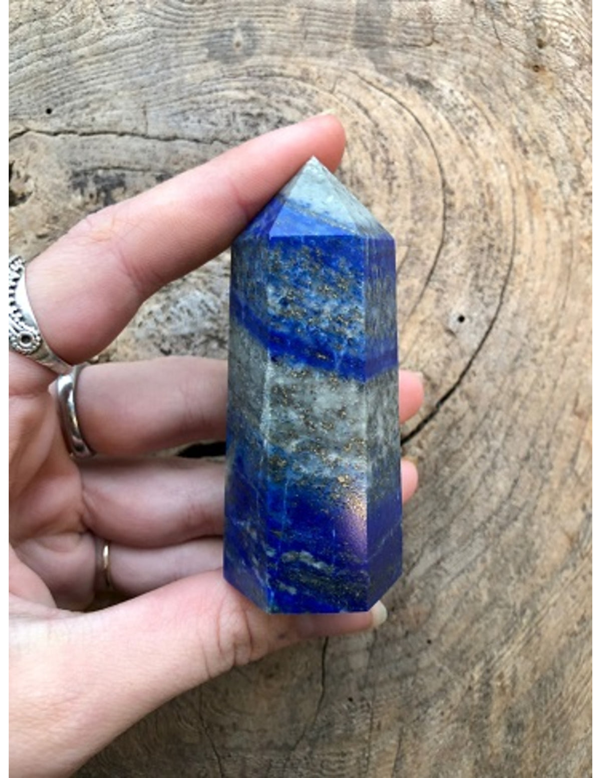 Lapis Lazuli edelsteen punt 7-8 cm