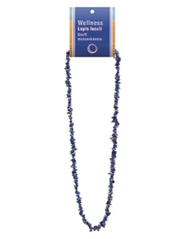 Lapis lazuli edelsteen splitketting