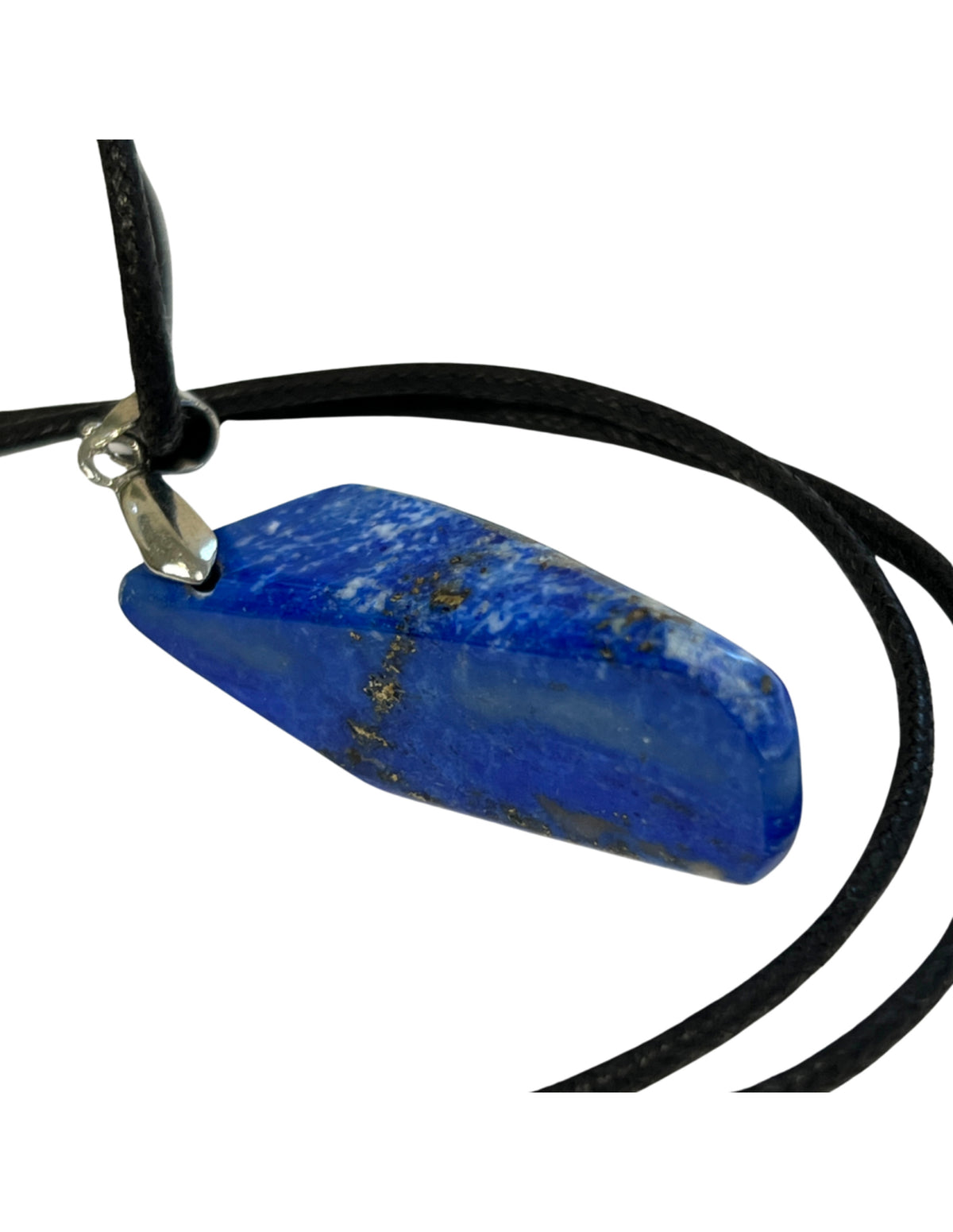 Lapis Lazuli stoere hanger aan koord