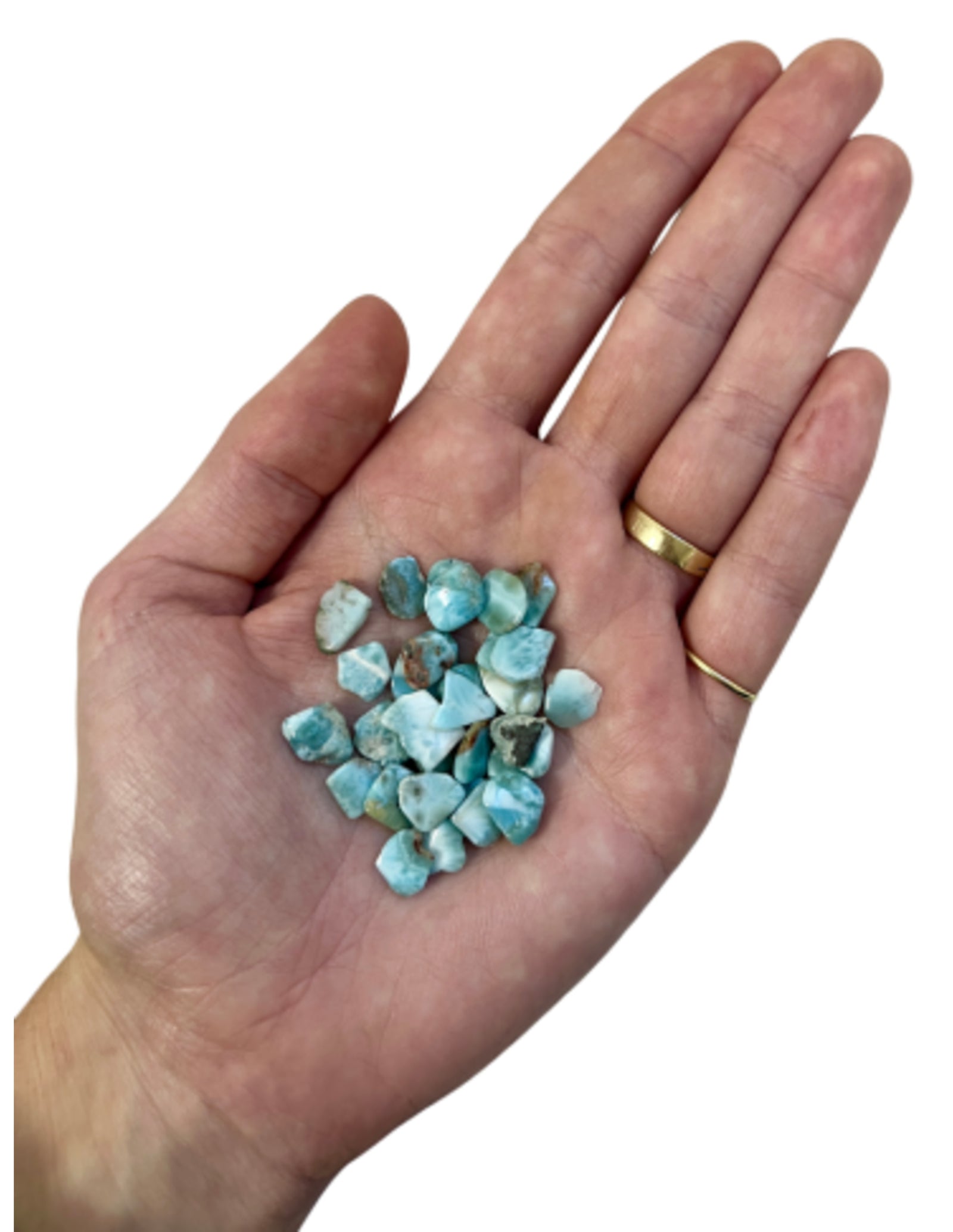 Larimar A 10 gr. trommelstenen (mt1)