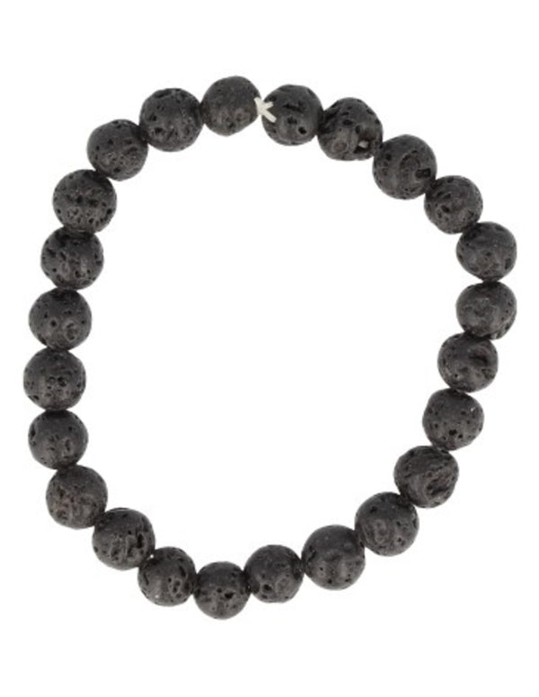 Lavasteen edelsteen armband kralen 8 mm