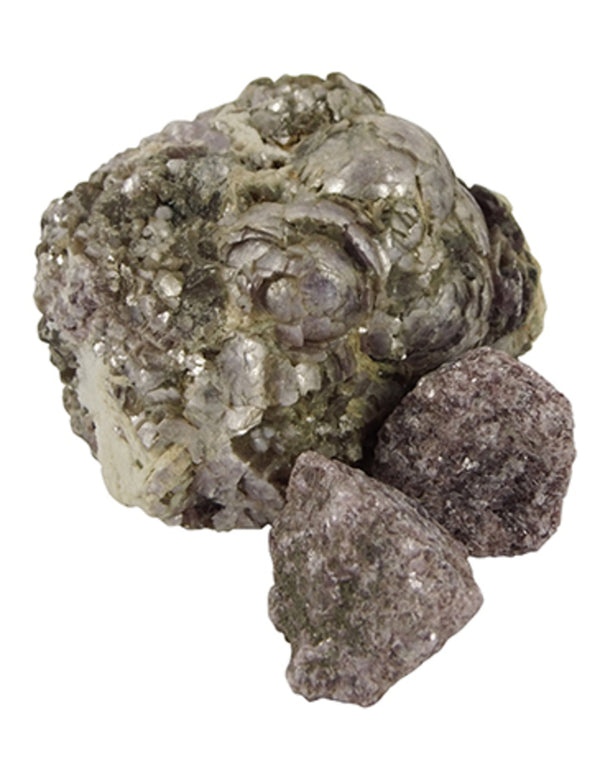 Lepidoliet 250 gr. ruwe edelsteen brokjes