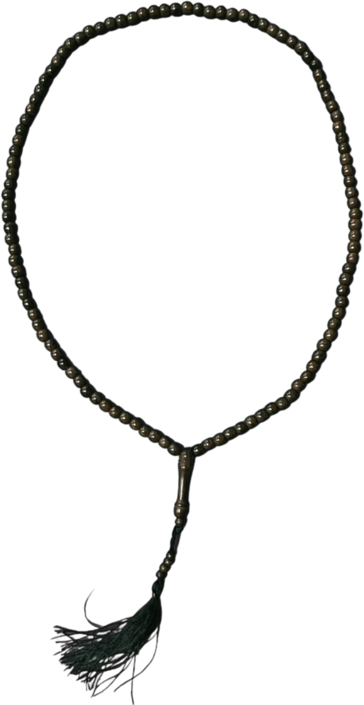 Mala hout bruin guru 50 cm zwarte kwast