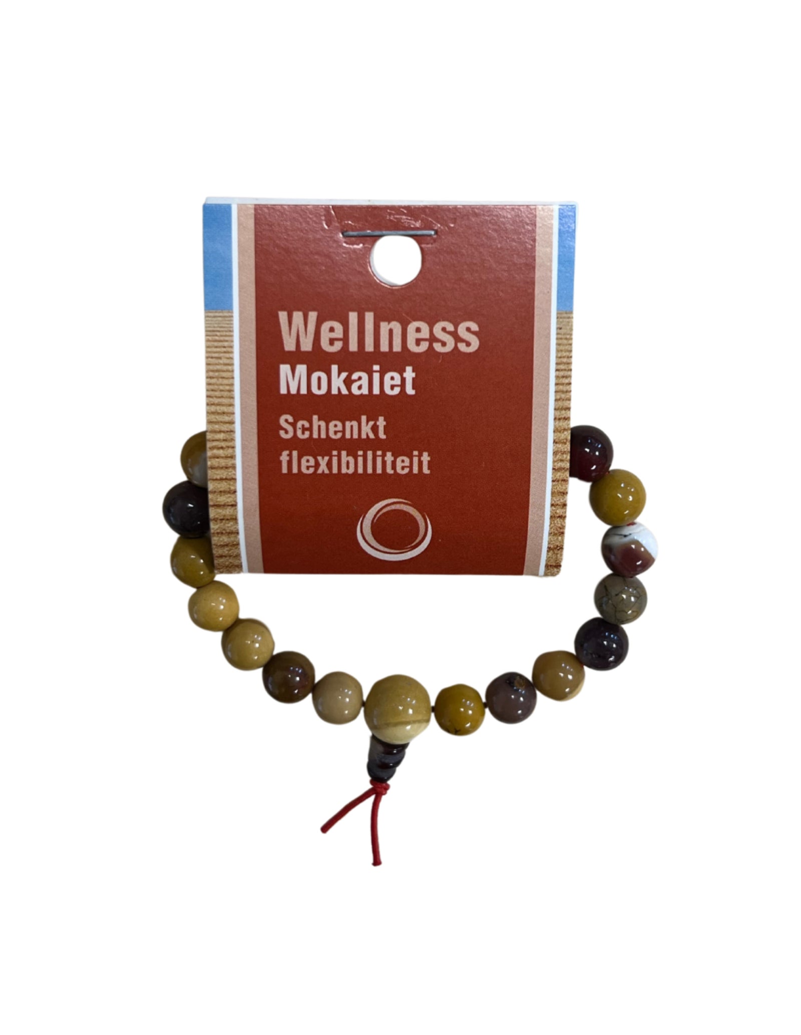 Mokaiet powerbead armband + kaart