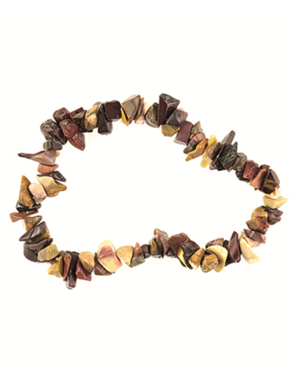 Mokaiet edelsteen splitarmband