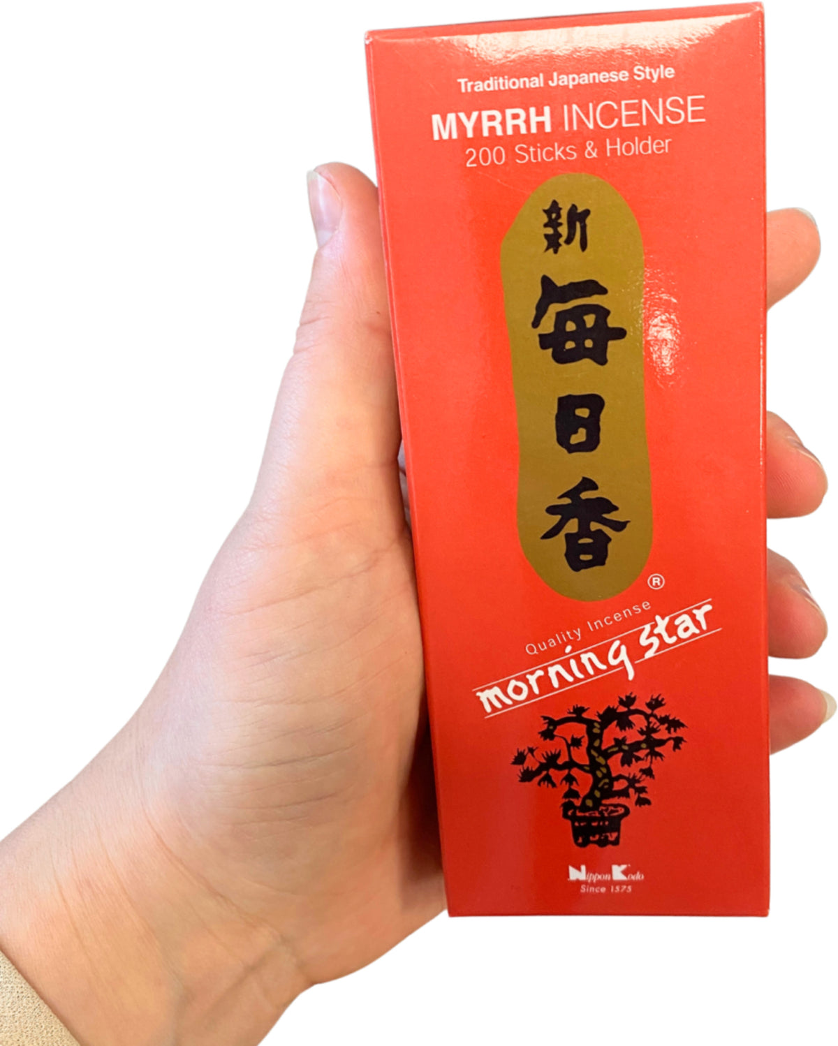 Myrrh - Nippon Kodo Morning Star - 200 wierookstokjes - XL-pack