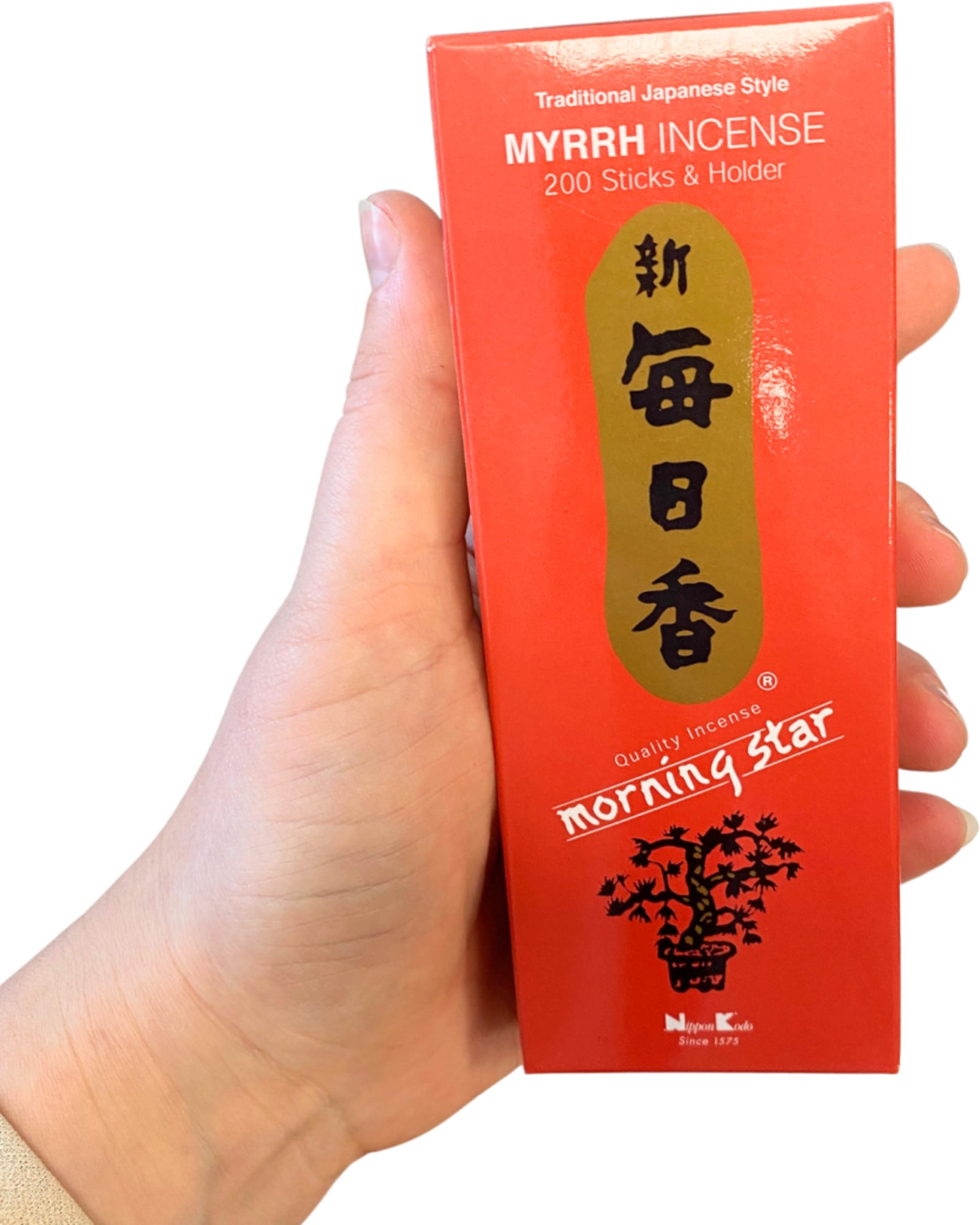 Myrrh - Nippon Kodo Morning Star - 200 wierookstokjes - XL-pack