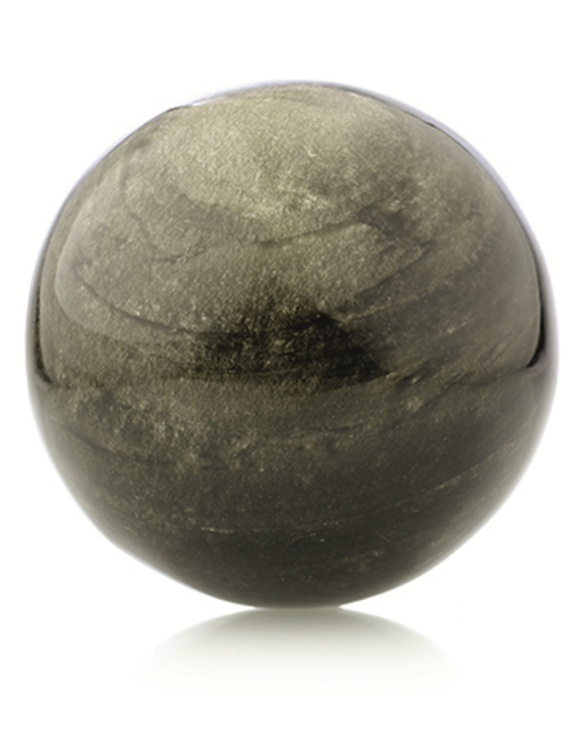 Obsidiaan goud 8 cm edelsteen bol