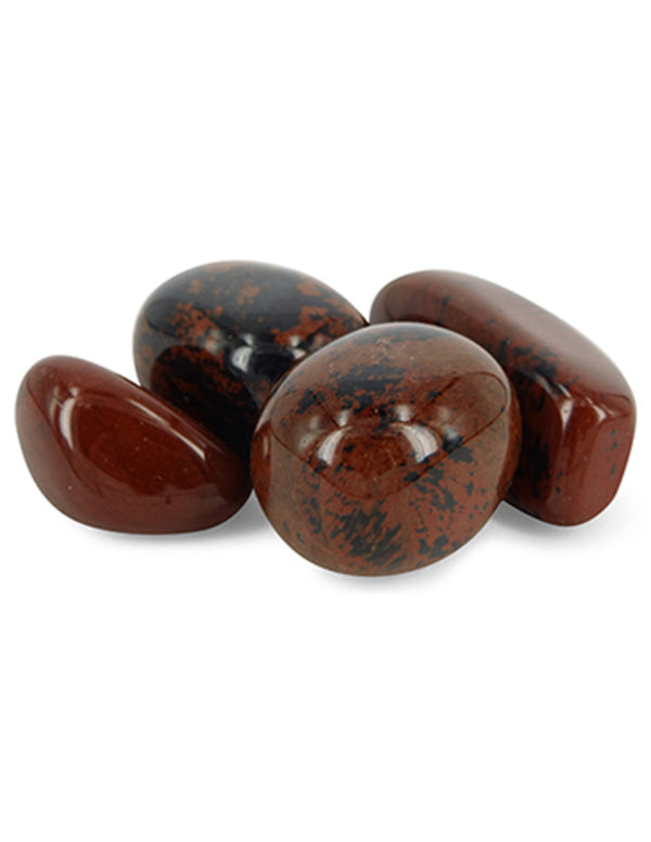 Obsidiaan mahonie trommelstenen per kg