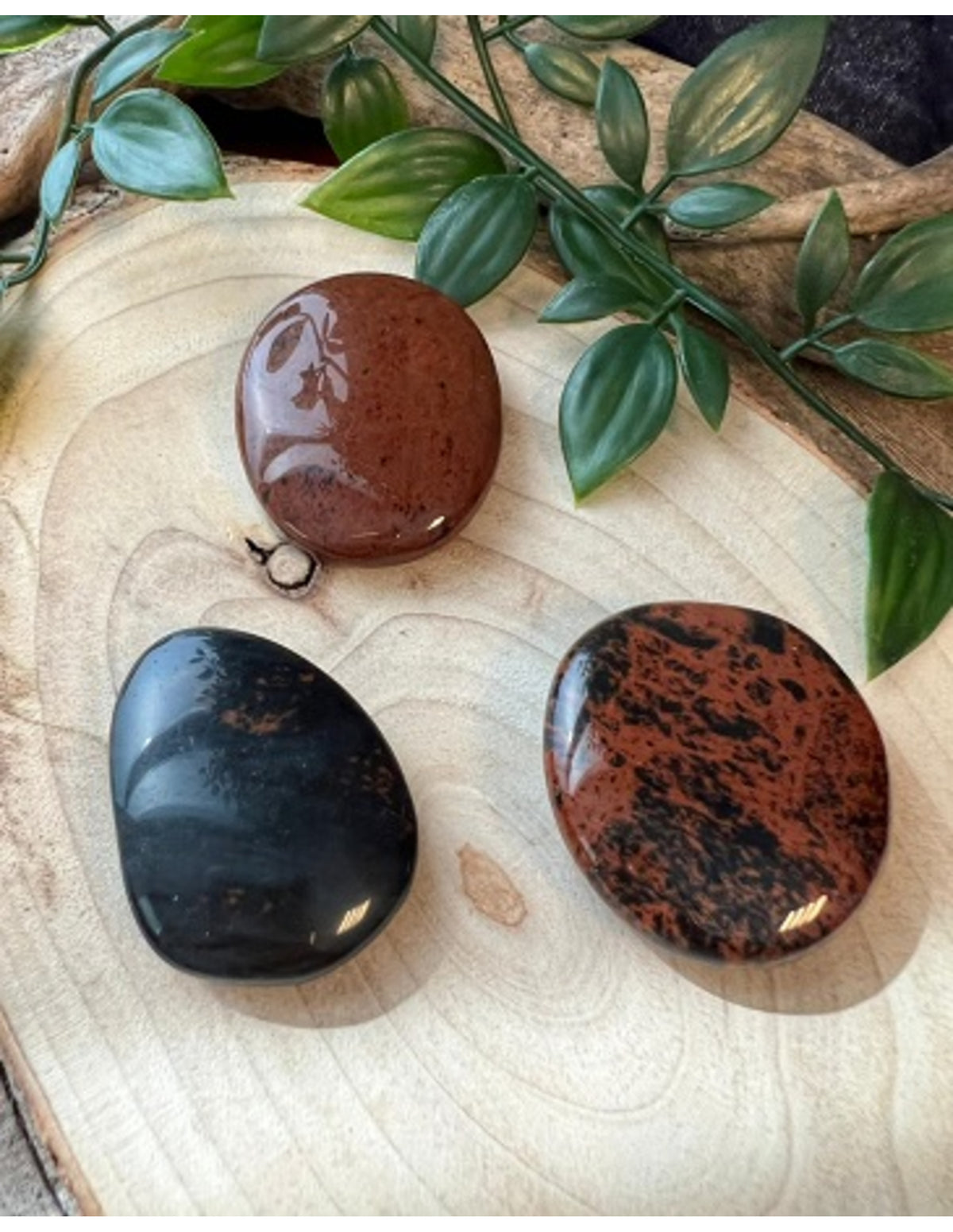 Obsidiaan mahonie zaksteen
