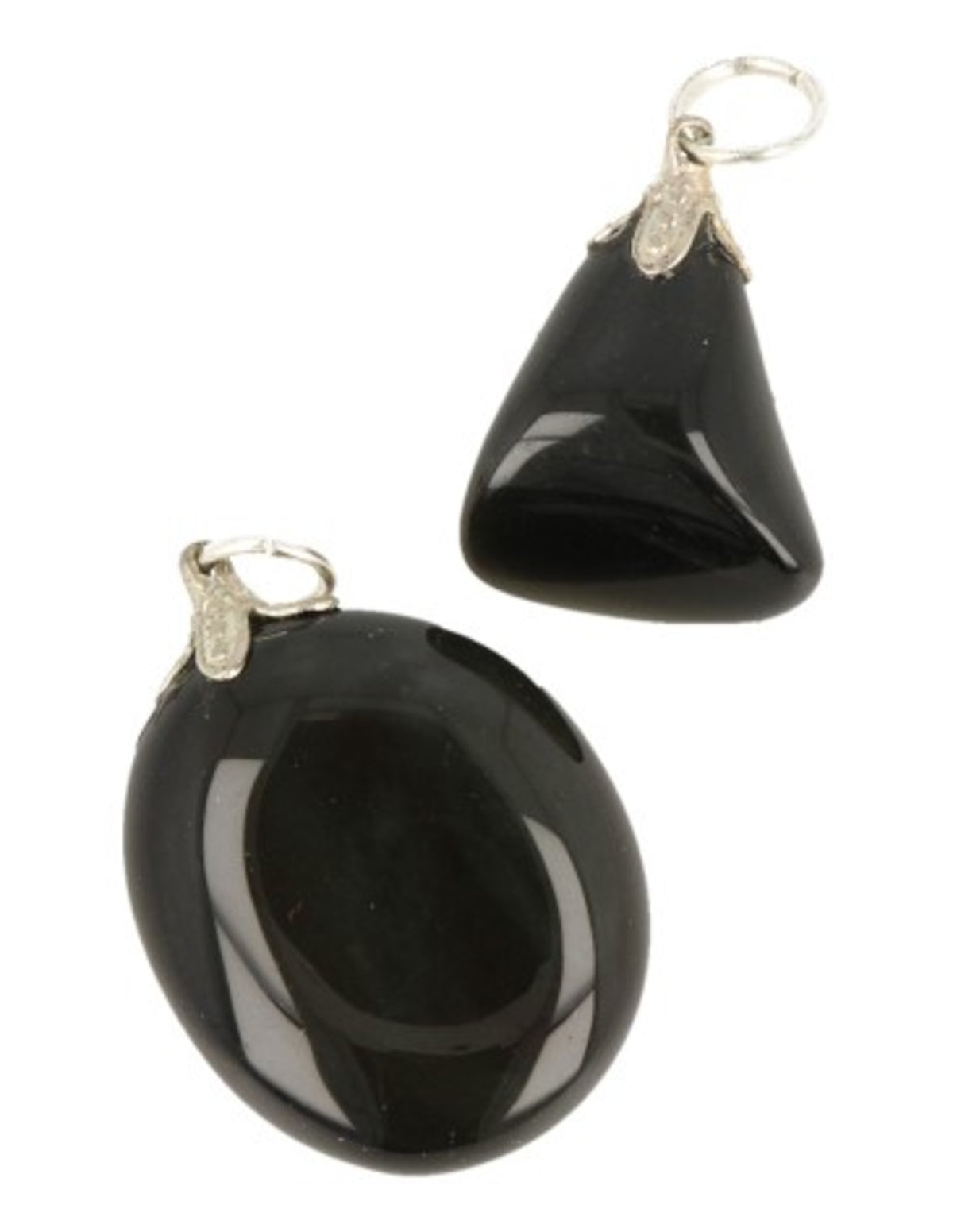 Obsidiaan regenboog edelsteen hanger