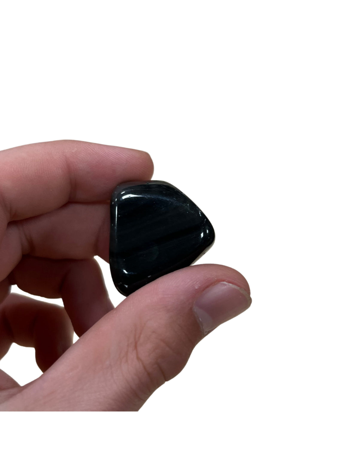 Obsidiaan regenboog trommelstenen 100 gr. (mt3)
