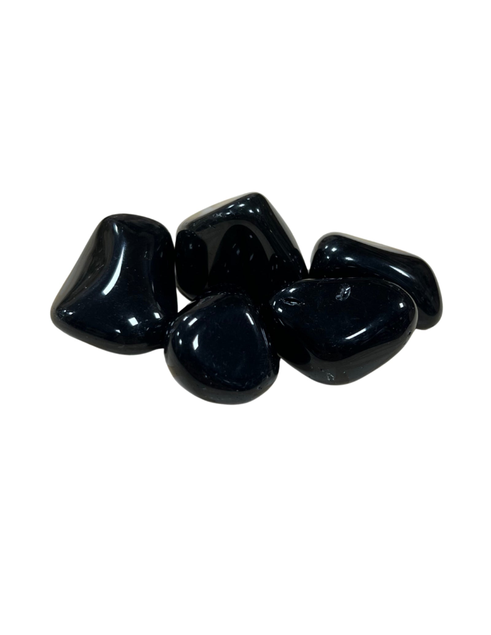 Obsidiaan regenboog trommelstenen 100 gr. (mt3)