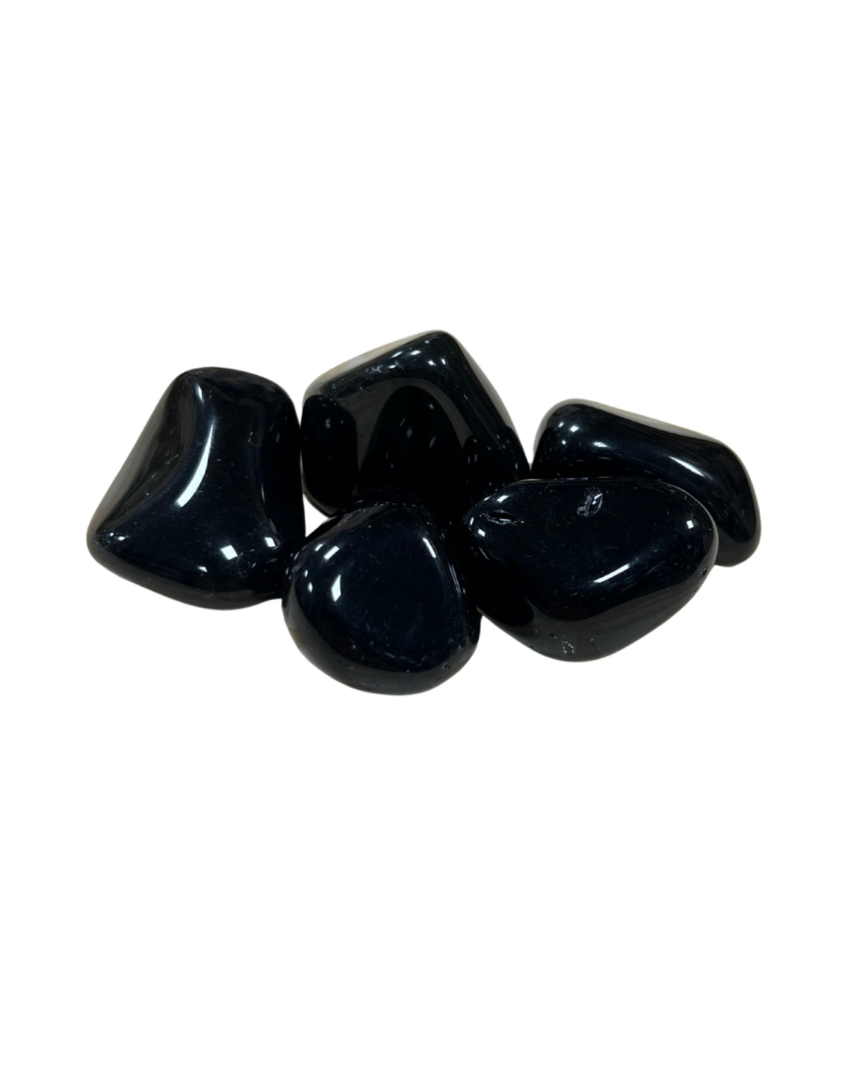 Obsidiaan regenboog trommelstenen 250 gr. (mt3)