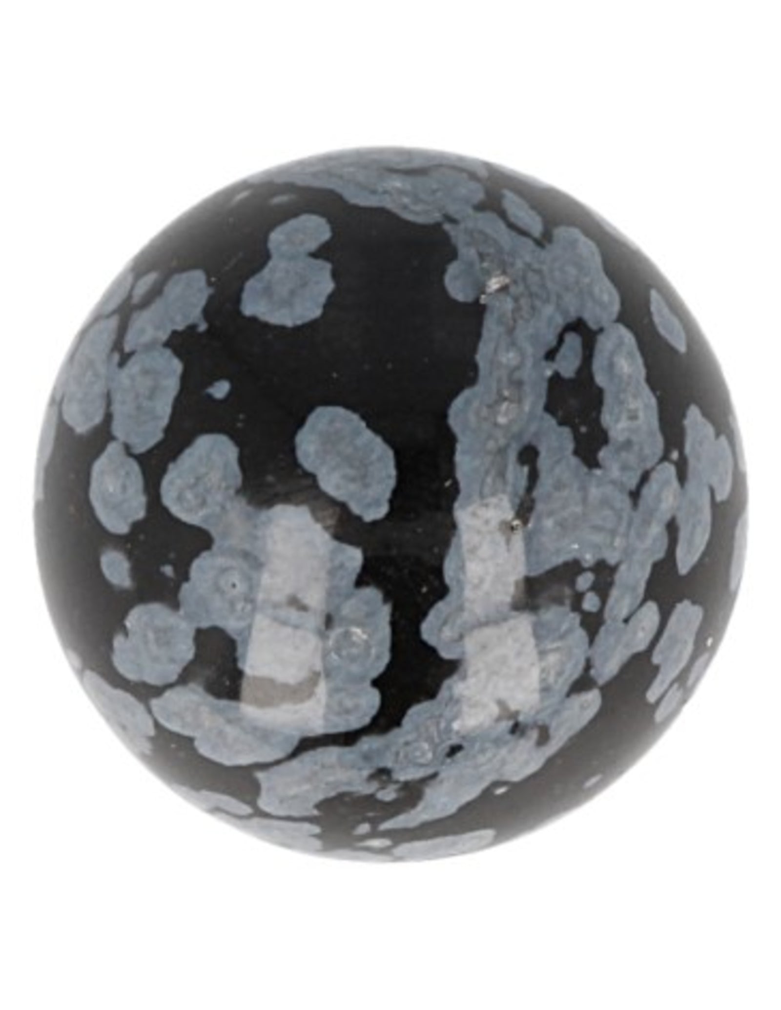 Obsidiaan sneeuwvlok edelsteen bol 20 mm